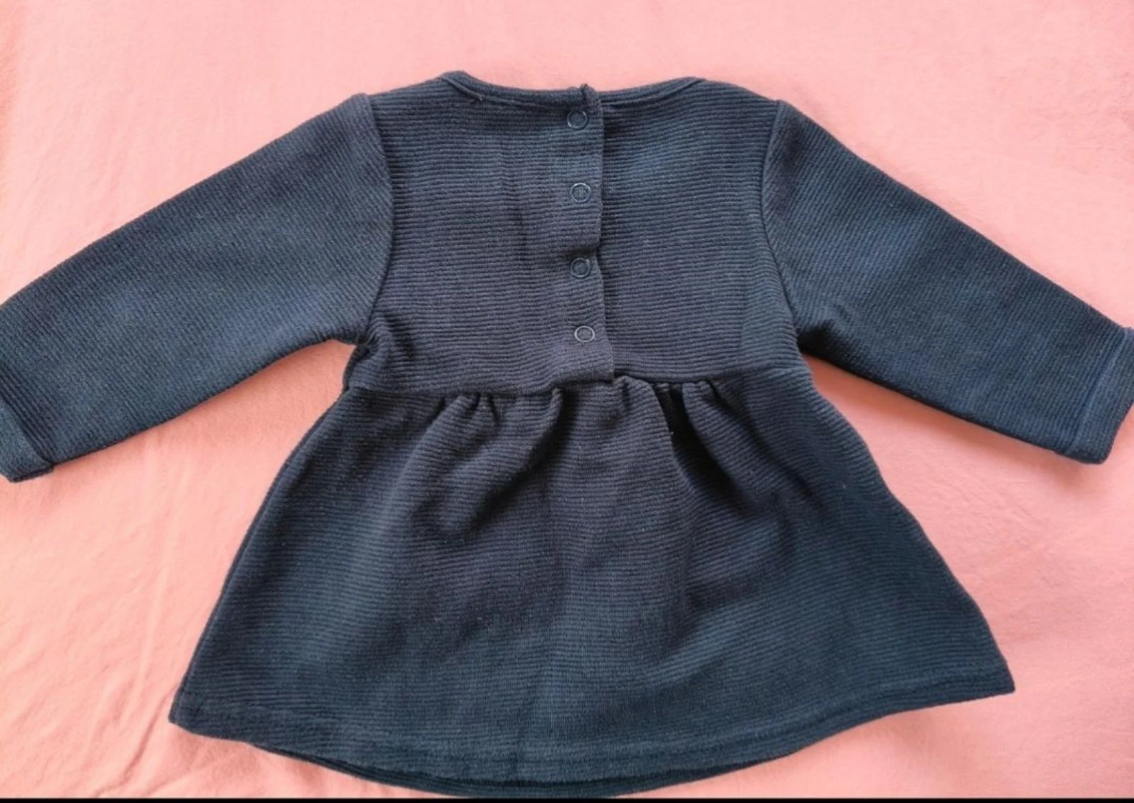 Vestido de manga larga para niña TAO azul marino lovely 59 cm – photo 4